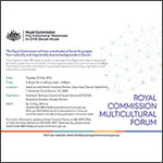 Multicultural Community Information Forums