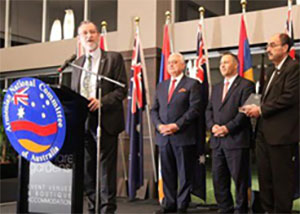 The Uniting Church in Australia receives Armenian Freedom Award
