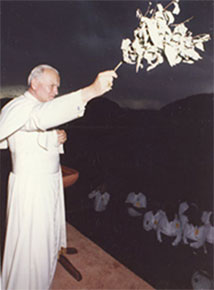 Pope John Paul II in Alice Springs, 29 November 1986