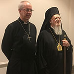 The Archbishop of Canterbury (left) alongside His All-Holiness Ecumenical Patriarch Bartholomew of Constantinople