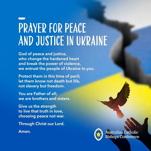 Pray for peace in Ukraine - NCCA